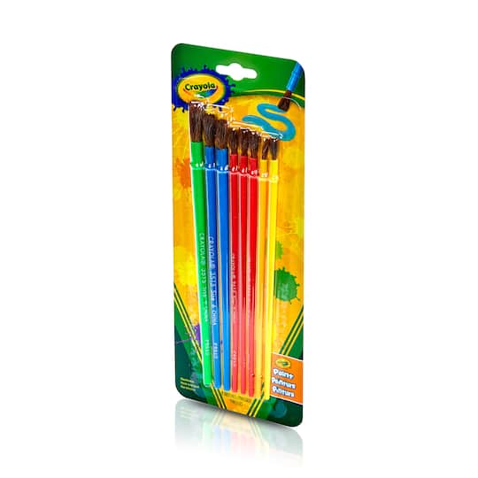 12 Packs: 8 ct. (96 total) Crayola® Art & Craft Brush Set